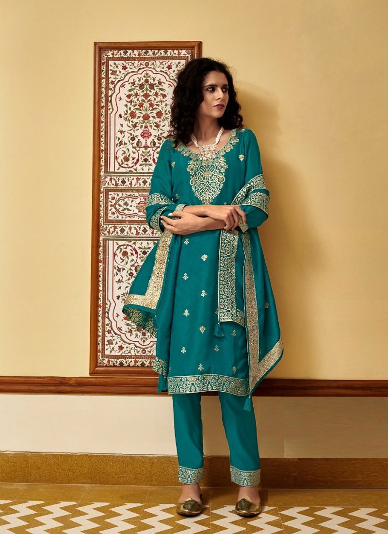 SABAA Four Bottons Festive Wear Wholesale Salwar Suits Catalog